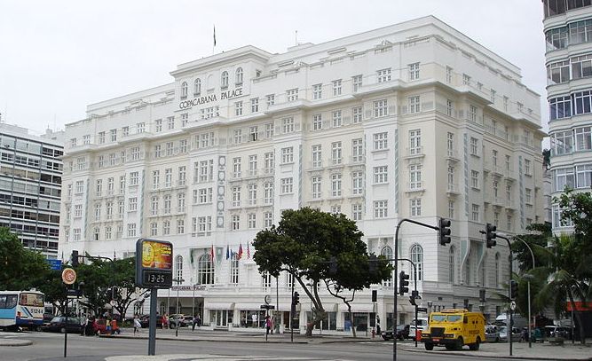 Copacabana Palace Hotel in Rio de Janeiro