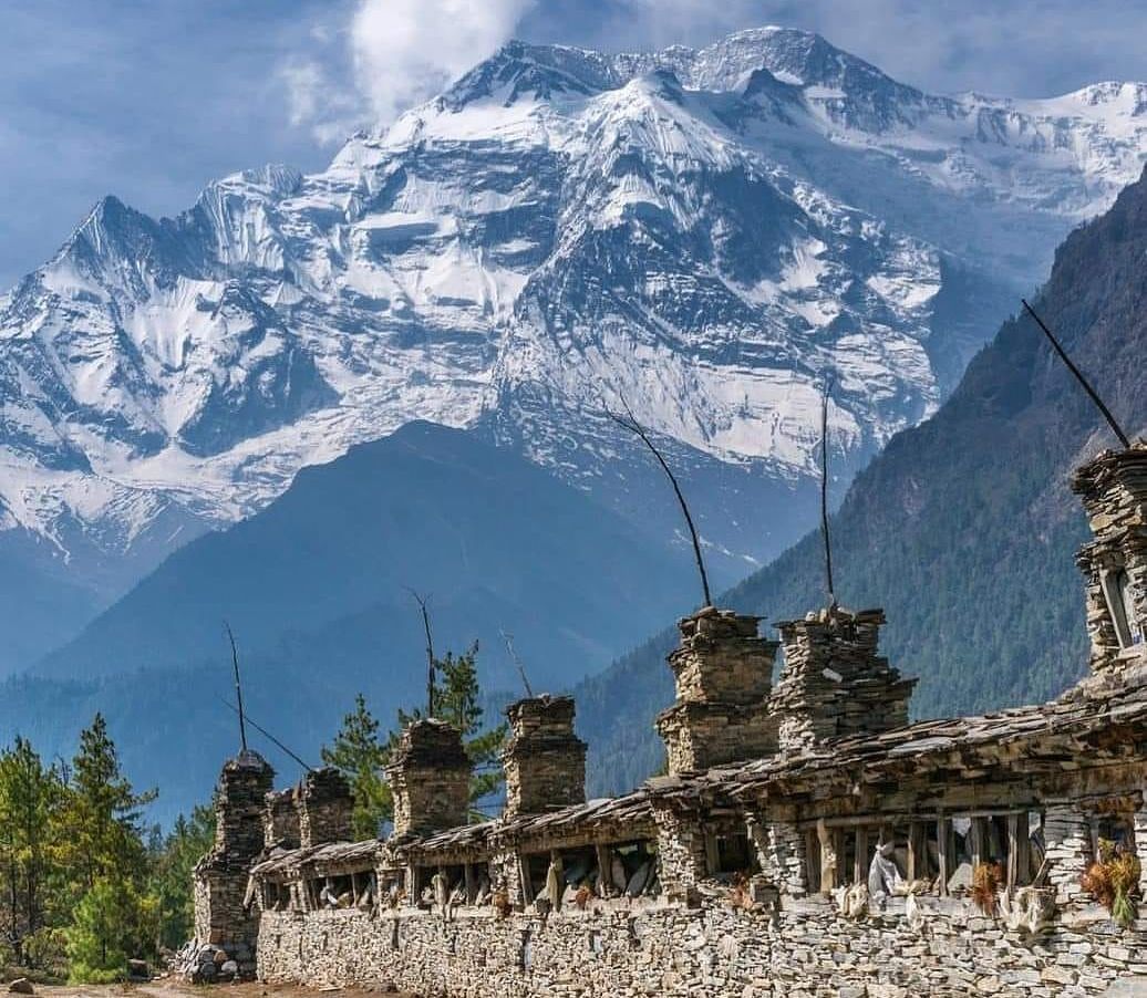 Annapurna Himal above Manang Valley