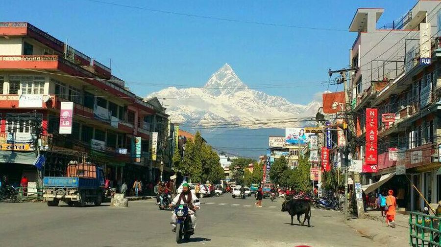 Macchapucchre from Pokhara