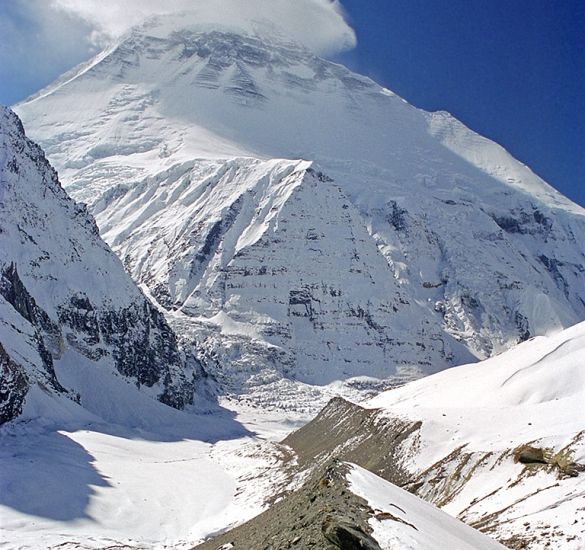 Dhaulagiri I on ascent to French Pass