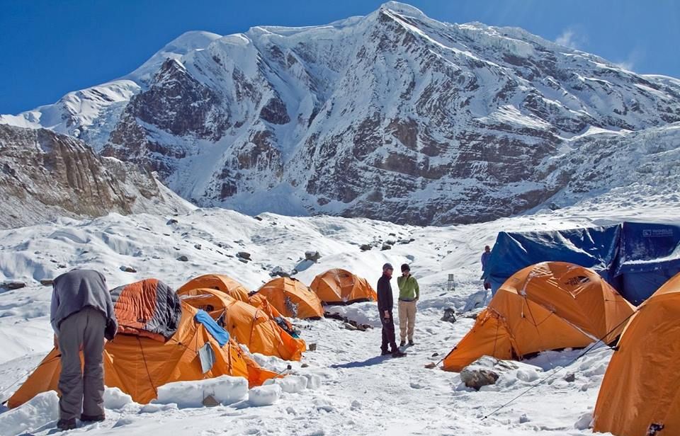 Tukuche Peak above Chonbarden Glacier