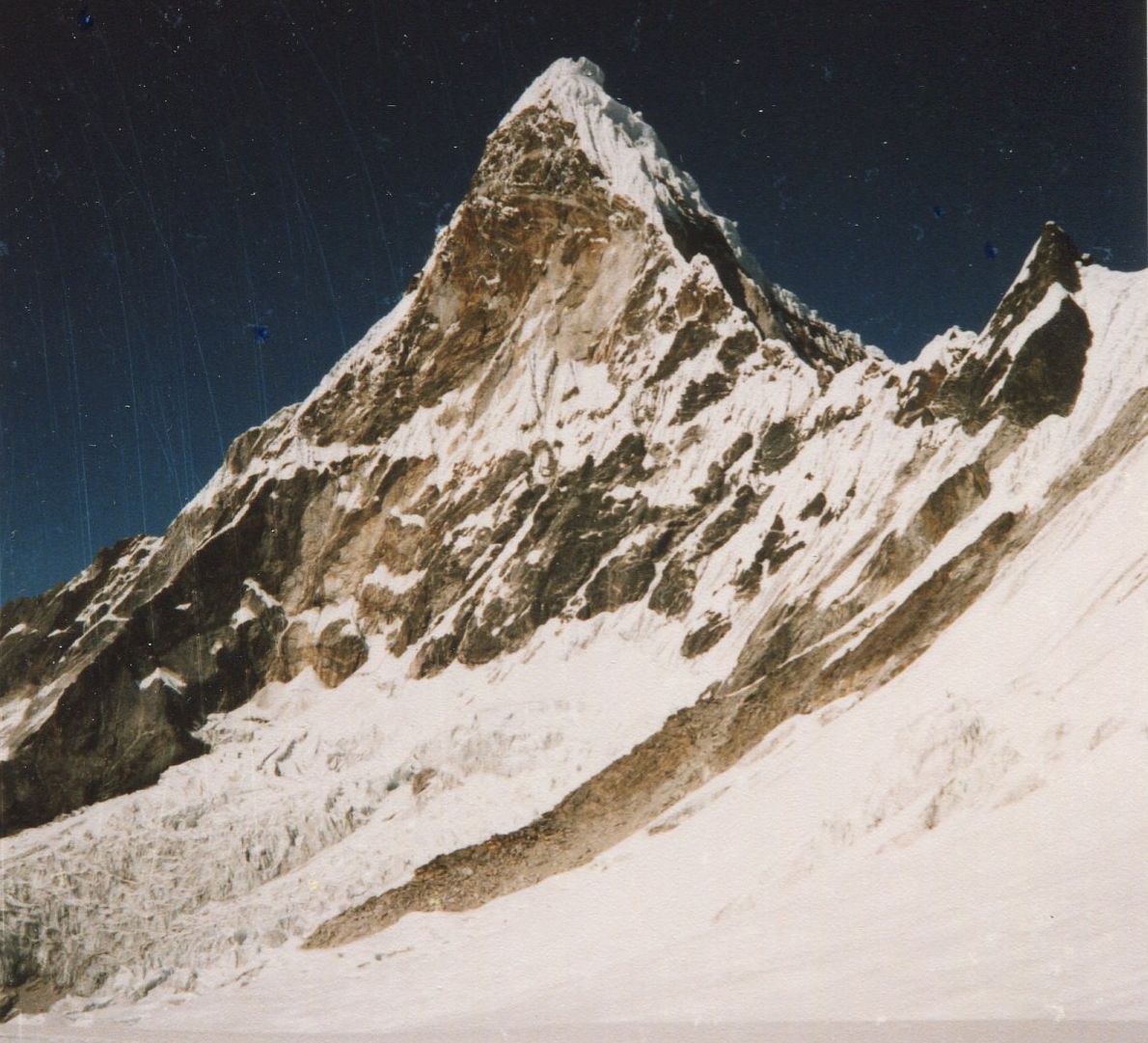 Ama Dablam from Camp beneath Mingbo La