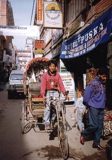 Bicycle Rickshaw in Thamel