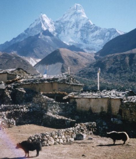 Ama Dablam from Pangboche