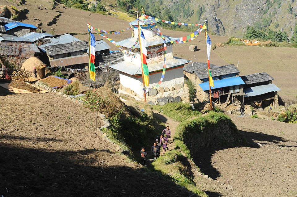 Ngyak Village in the Buri Gandaki River Valley