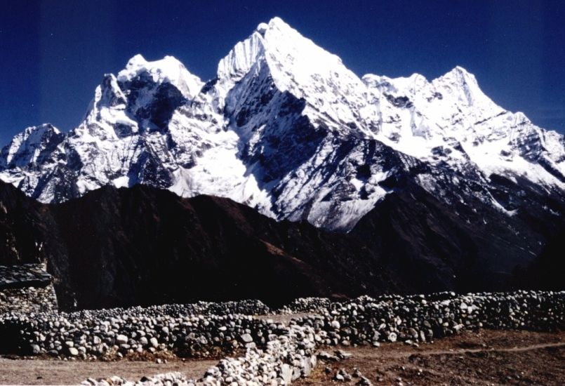 Kang Taiga and Thamserku from Thame Village