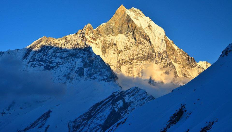 Mount Macchapucchre ( the Fishtail Mountain )