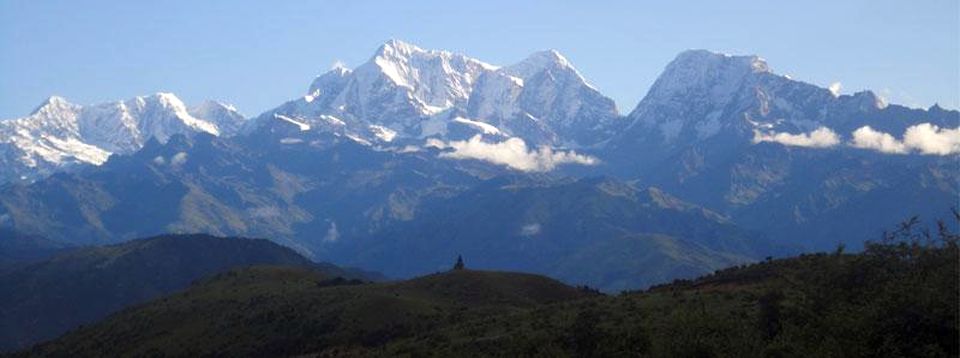 Rolwaling Himal and Numbur from Pike Peak