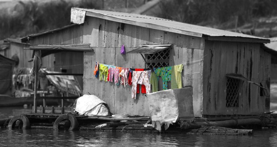 Houseboat in Cambodia