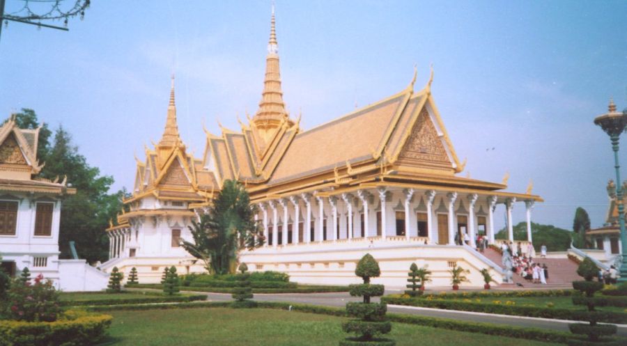 Throne Hall of the Royal Palace in Phnom Penh, capital city of Cambodia ( Kampuchea )