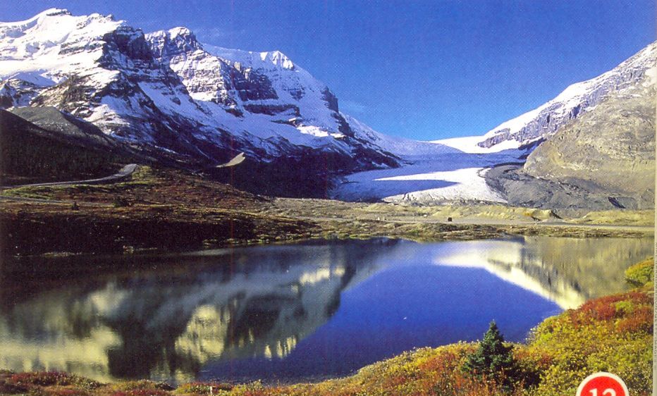 Ice Fields Parkway in Jasper National Park, Alberta, Canada