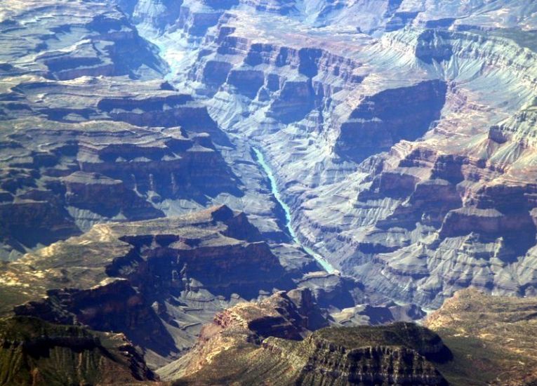 Aerial view of the Grand Canyon