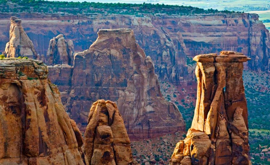 The " Kissing Couple " at Colorado National Monument