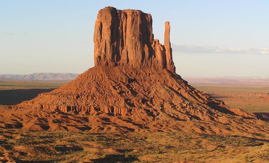 Left-hand Mitten in Monument Valley