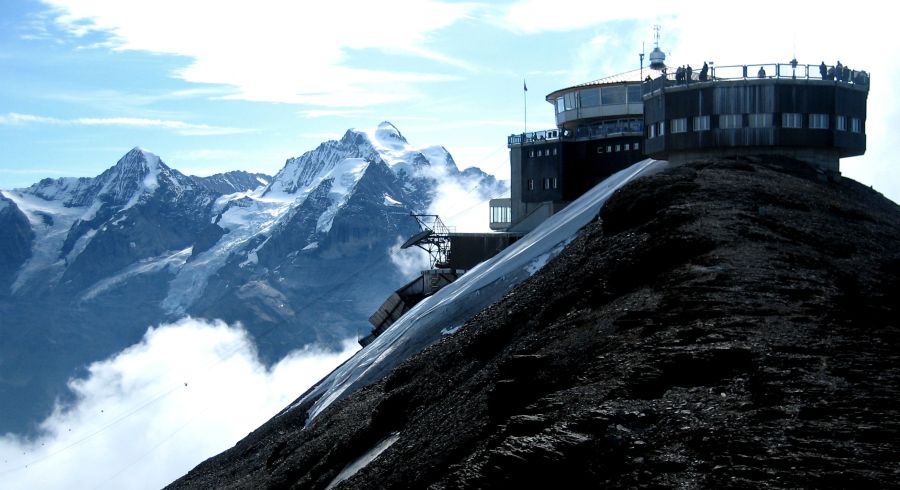 Lauterbrunnen Wall from Schilthorn above Murren