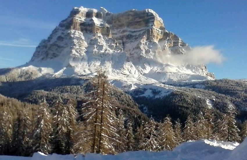 Monte Pelmo in the Italian Dolomites