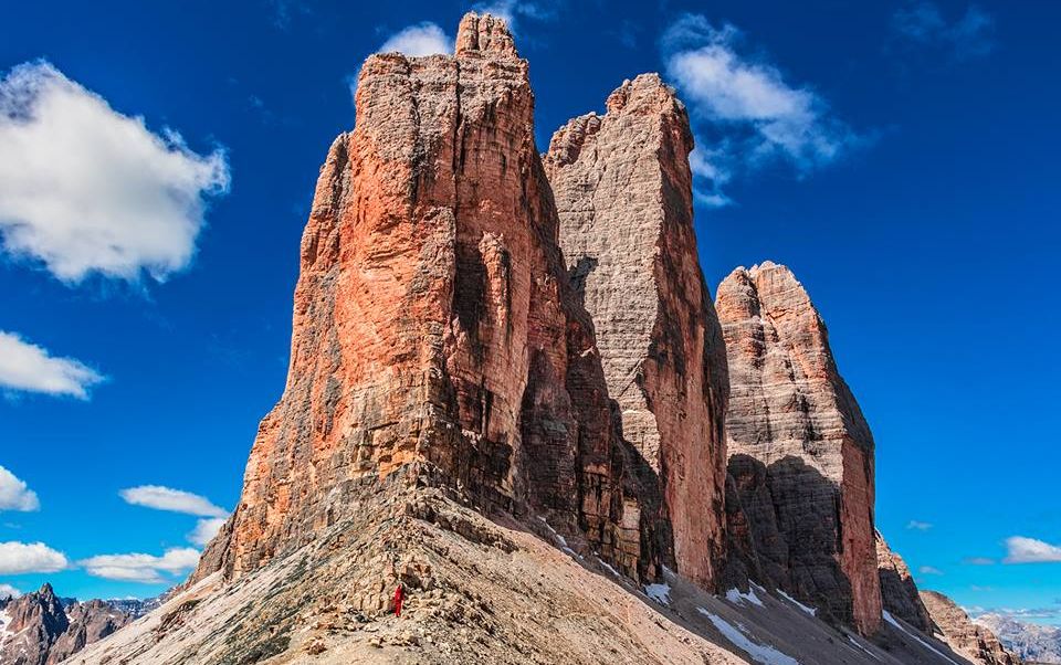 Tre Cime di Lavaredo ( Drei Zinnen ) in the Italian Dolomites