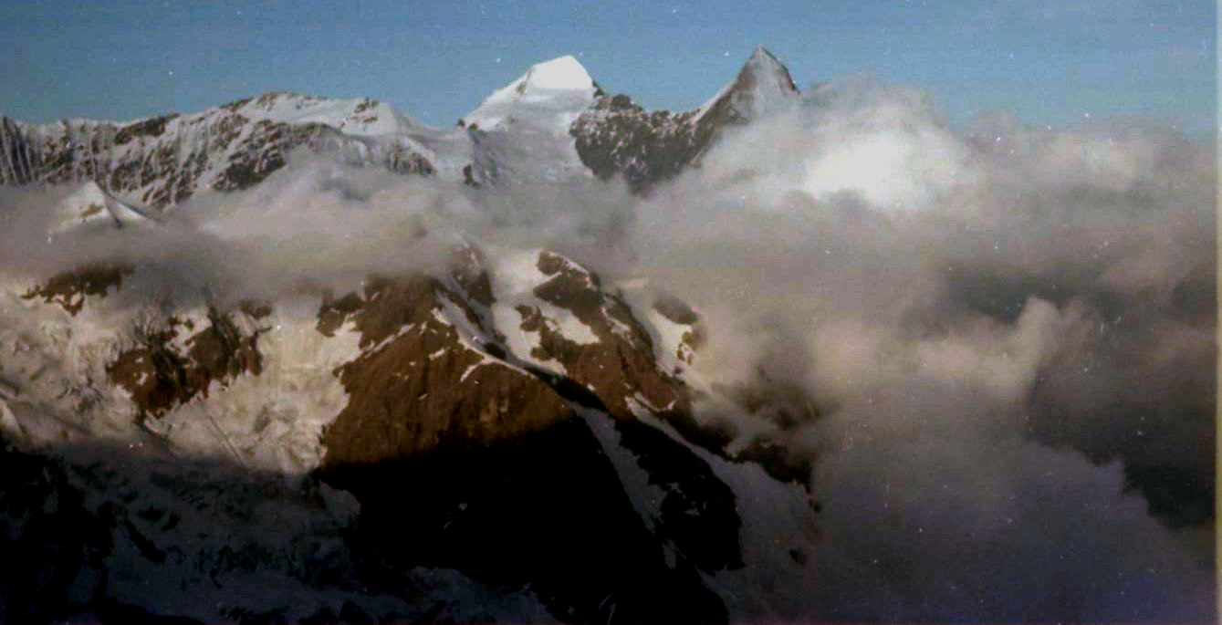 Monch and Eiger from Schreckhorn