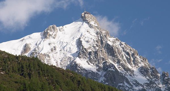 Aiguille du Midi above Chamonix