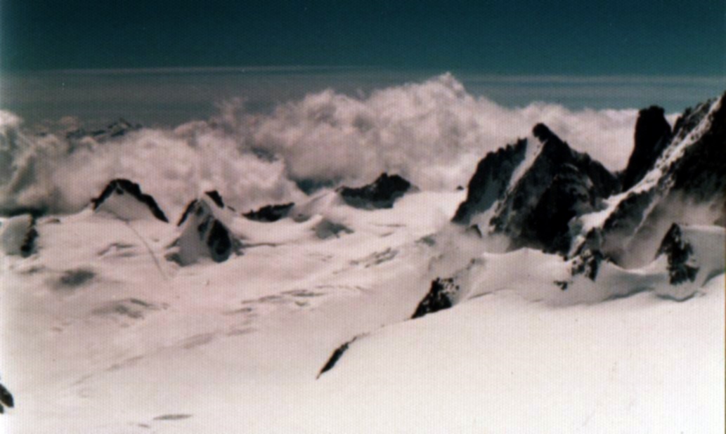 Vallee Blanche from Refuge des Cosmiques