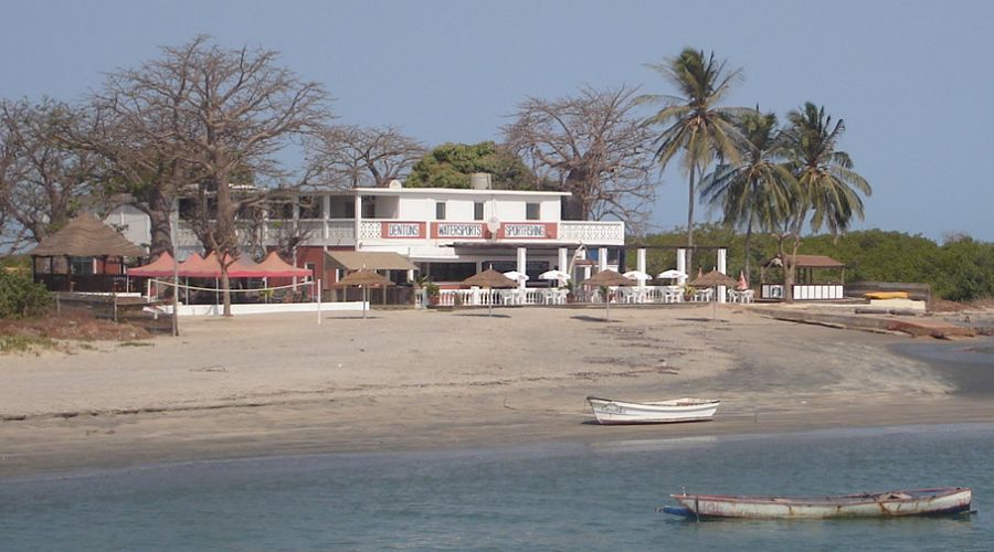 Watersports Centre on Oyster Creek at Denton Bridge near Banjul, capital city of the Gambia in West Africa