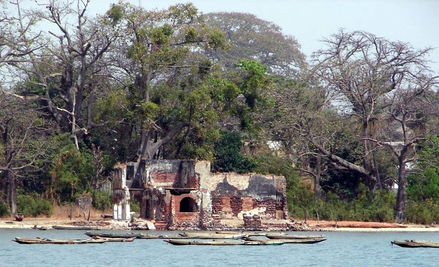 Ruins of old French Trading Post at Albreda