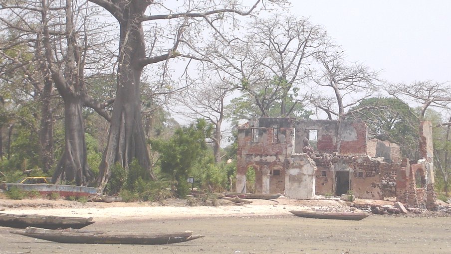 Ruins of old French Trading Post at Albreda