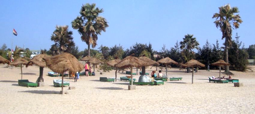 Beach Resort at Kotu on the Atlantic ( Kombo ) coast of The Gambia