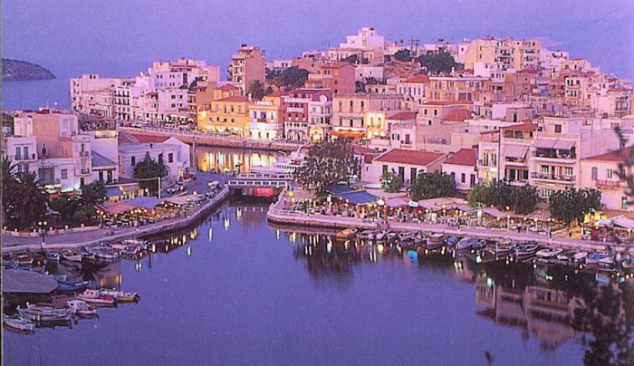 Agios Nikolaos on the Greek Island of Crete