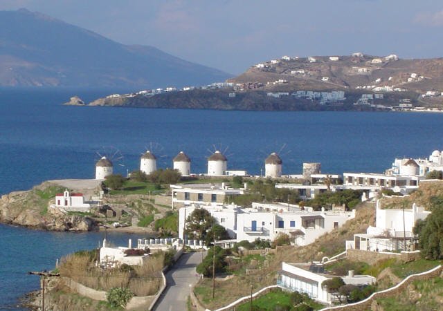 Mykonos in the Cycladic Islands of Greece