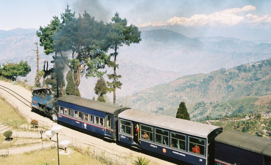 Darjeeling Himalayan Railway in North East India