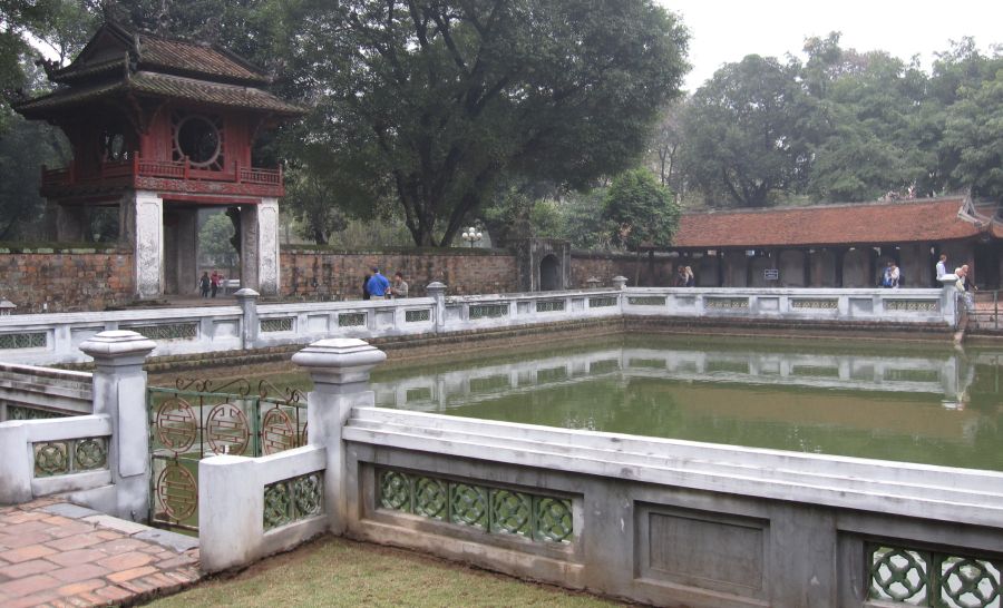 Well of Heavenly Clarity at Temple of Literature ( Van Mieu ) in Hanoi