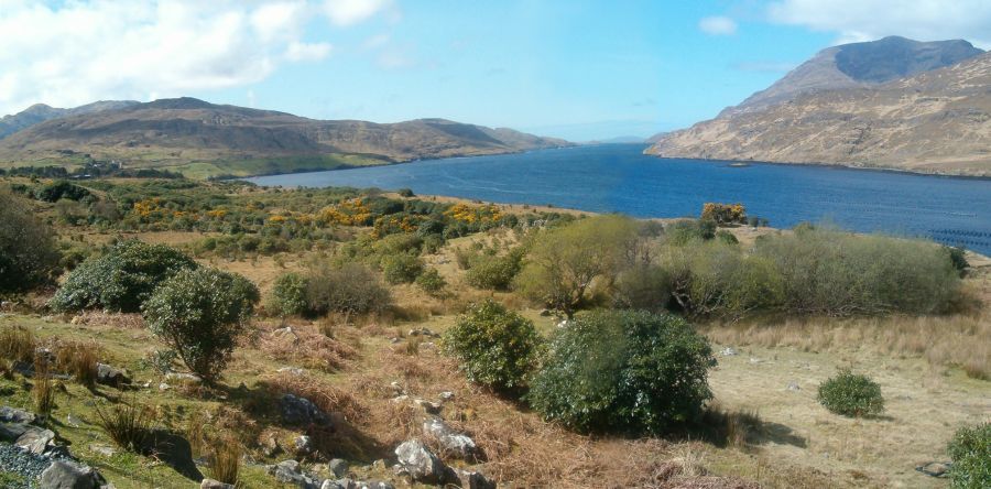 Killary Harbour on West Coast of Ireland