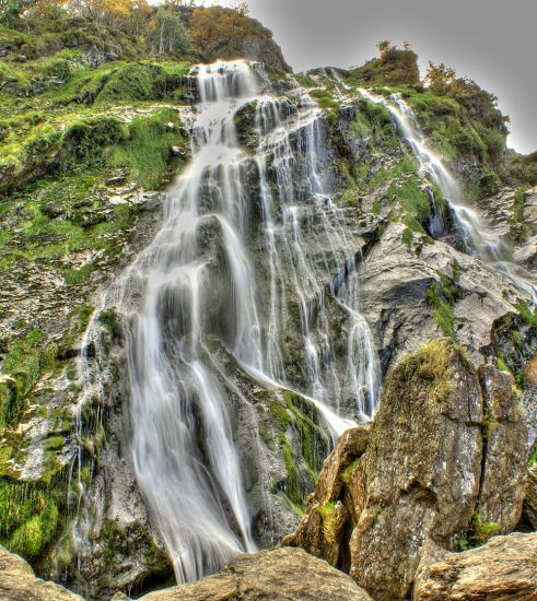 Powerscourt Waterfall in County Wicklow