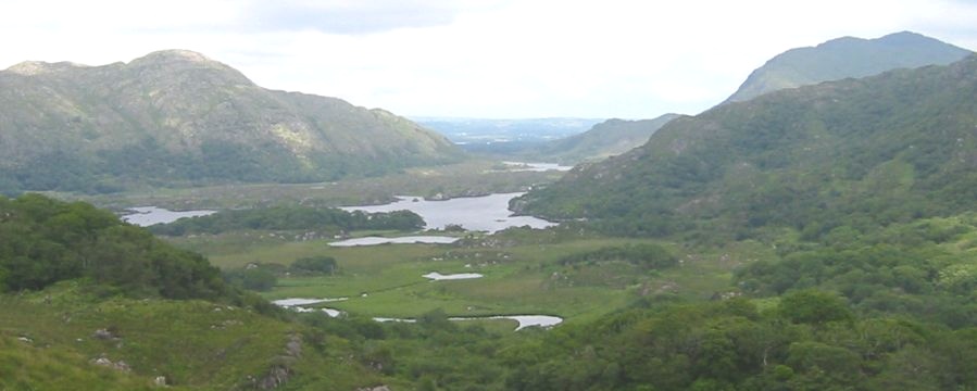 Killarney Lakes on Ring of Kerry in Southwest Ireland