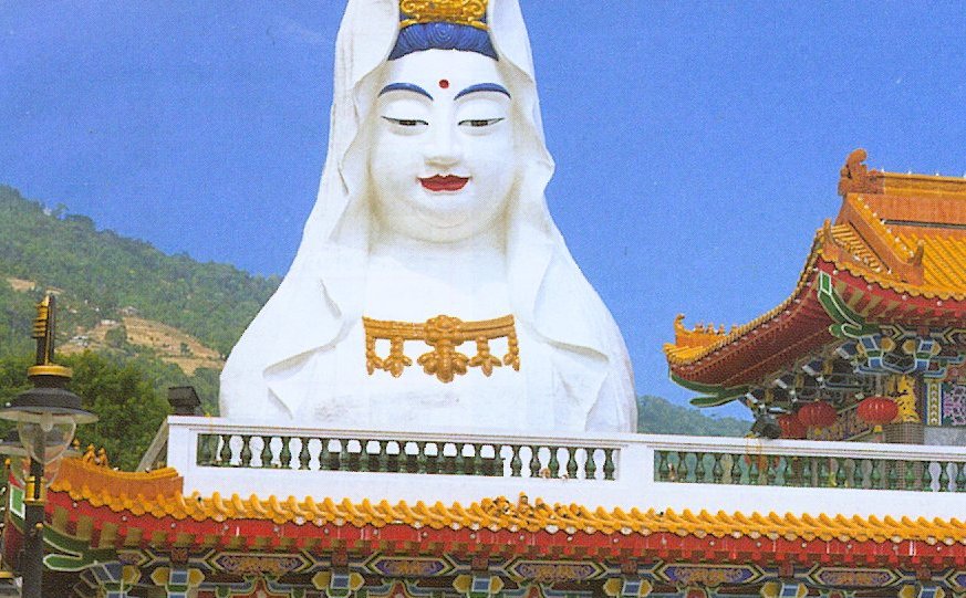 Big Buddha Statue at Kek Lok Si Temple in Georgetown, Pulau Penang, Western Malaysia