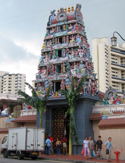 Sri Mariamman Hindu Temple in Singapore