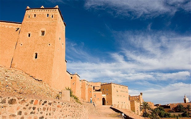 Kasbah in Quarzazate in the sub-sahara