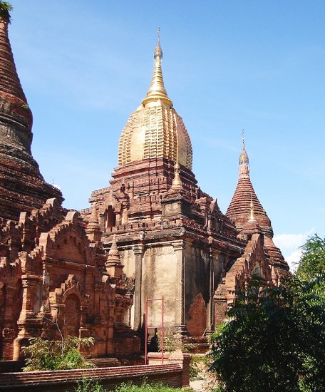 Temple in Bagan in central Myanmar / Burma