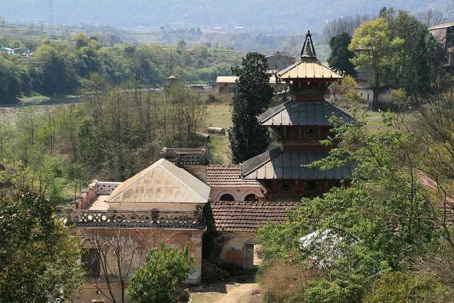 Temple at Chobhar Gorge outside Kathmandu