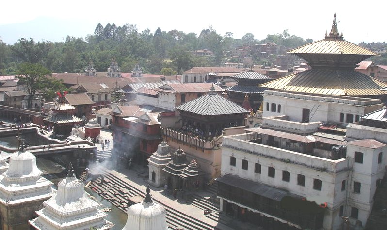 Hindu Temple at Pashupatinath in Kathmandu