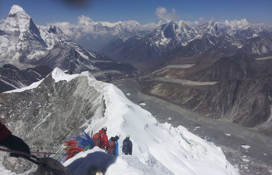 Ama Dablam from Island Peak ( Imja Tse )