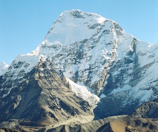 Chamlang on descent into the Hongu Valley