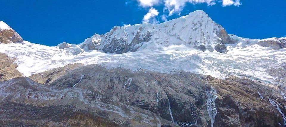 Nevado Pisco, 5752 metres in the Cordillera Blanca