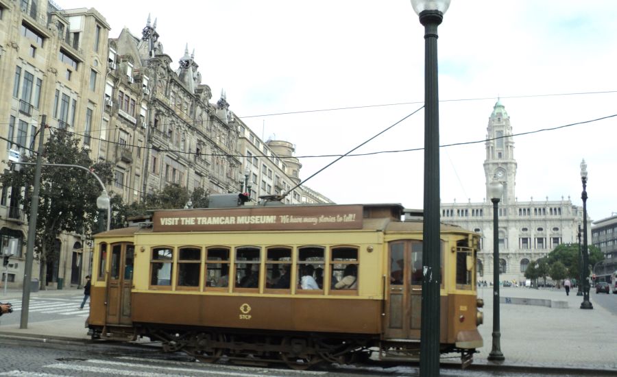 Tram in Porto