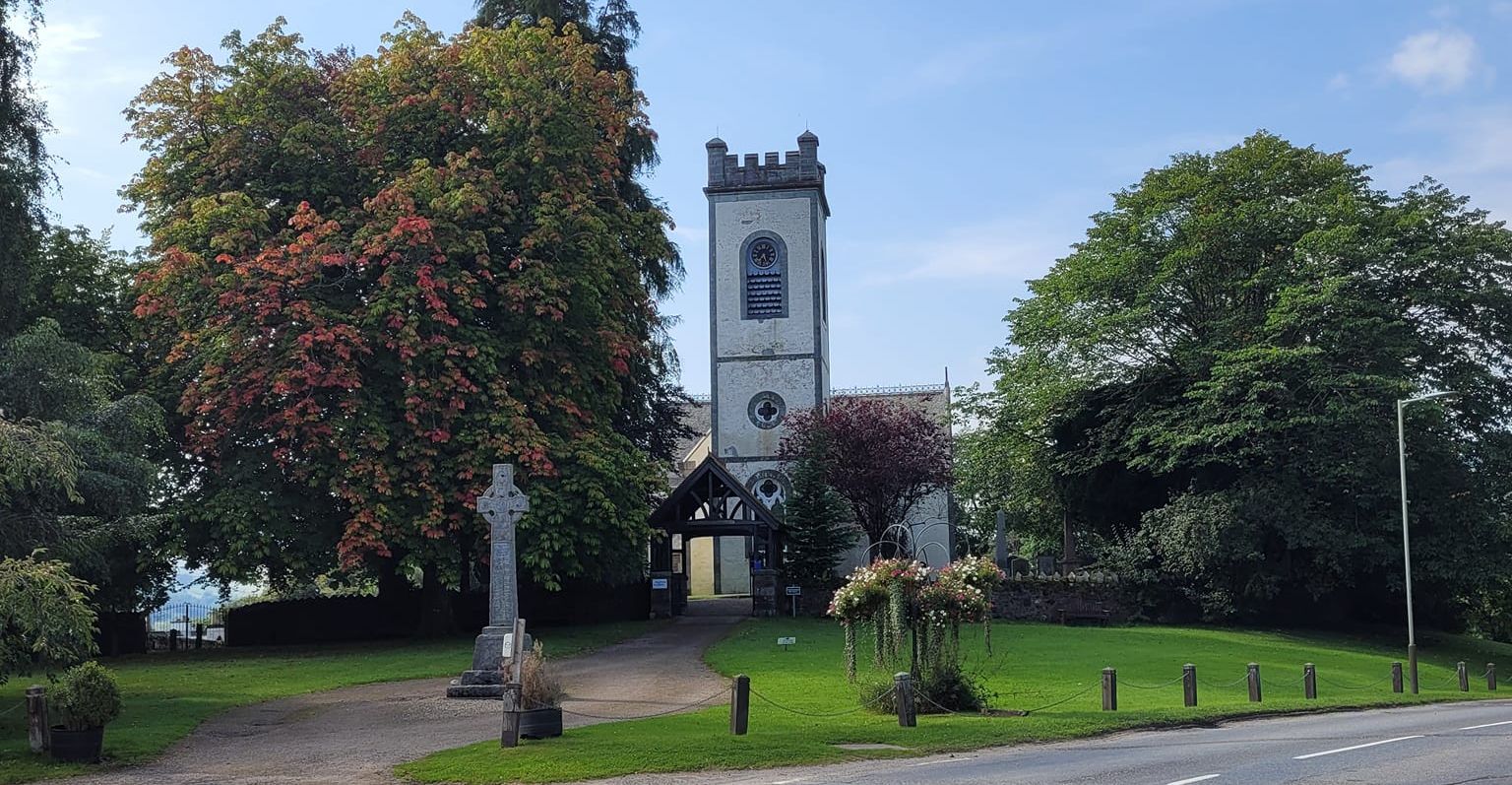 War Memorial at parish church in Kenmore