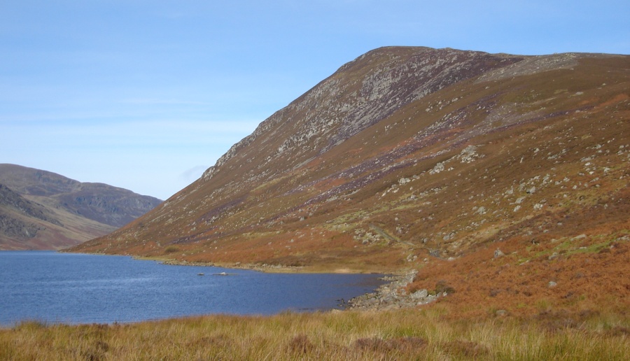 Auchnafree Hill above Loch Turret near Crieff in Central Scotland