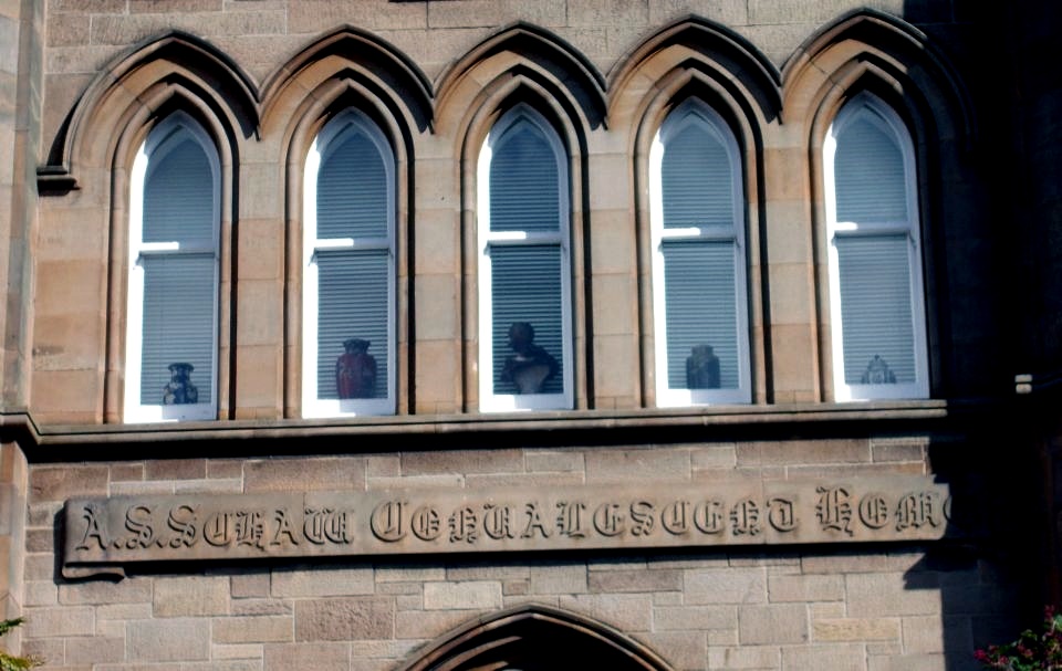 Inscription on Schaw House in Bearsden