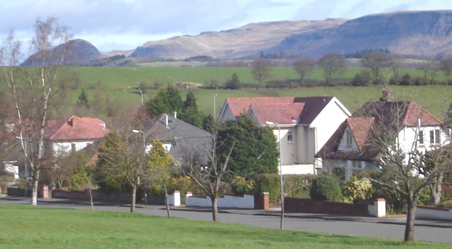 Campsie Fells from Mosshead in Bearsden