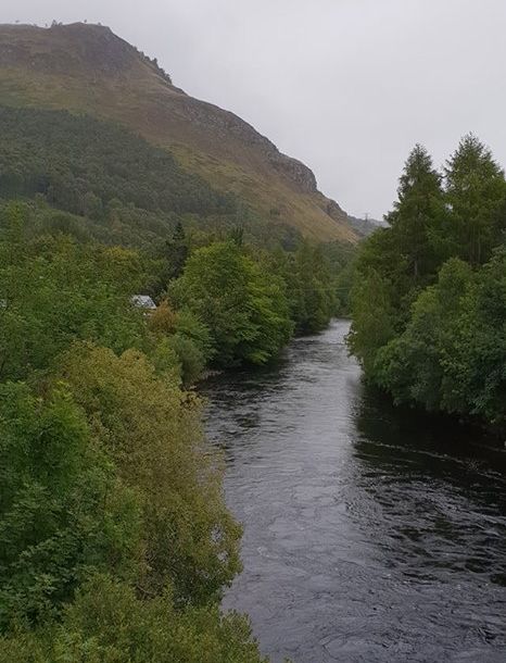 River Tummel in Kinloch Rannoch